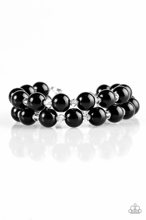 BALLROOM and Board Black Bracelet
