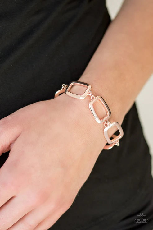 Basic Geometry Rose Gold Bracelet