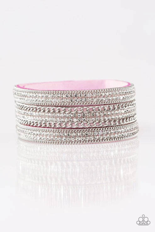 Dangerously Drama Queen Purple Wrap Bracelet