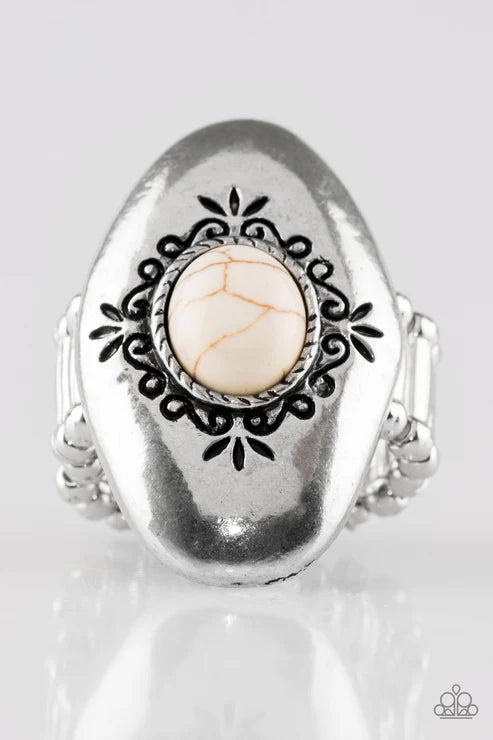 Stone Gardens White Ring