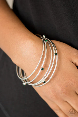 Delicate Decadence Green Bracelet