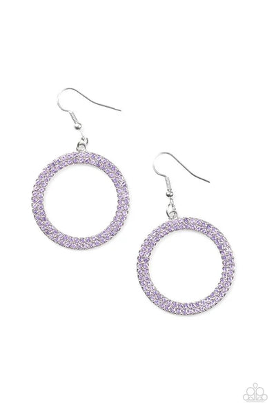 Bubbly Babe Purple Earrings - Fashion Fix Exclusive