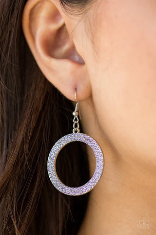 Bubbly Babe Purple Earrings - Fashion Fix Exclusive