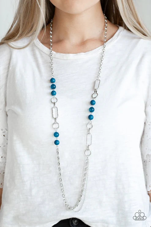 CACHE Me Out Blue Necklace