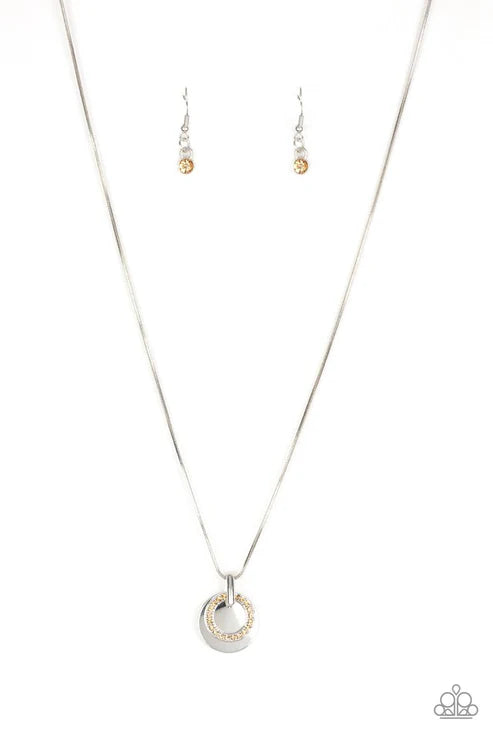 Front and CENTERED Brown Necklace