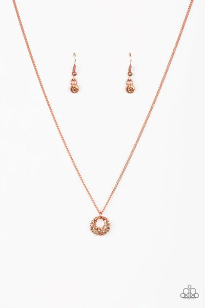 One Small Step For GLAM Copper Necklace