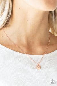 One Small Step For GLAM Copper Necklace