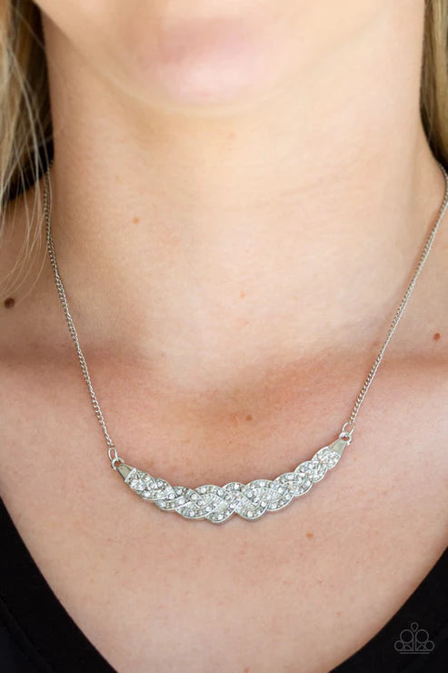 Whatever Floats Your YACHT White Necklace