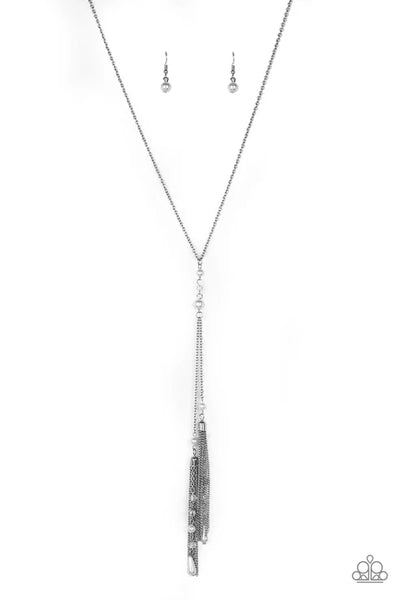 Timeless Tassels White Necklace