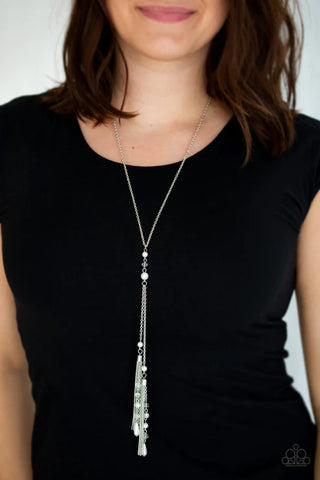 Timeless Tassels White Necklace