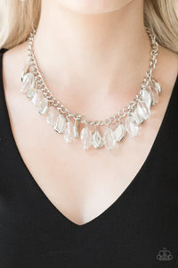 Fringe Fabulous White Necklace