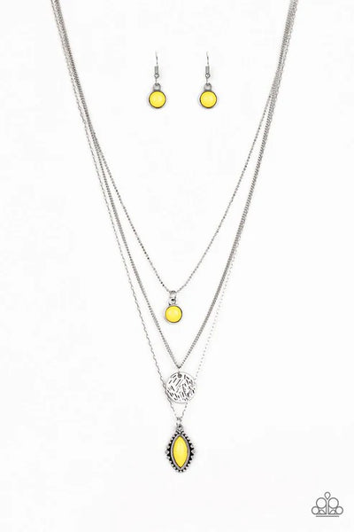 Tide Drifter Yellow Necklace