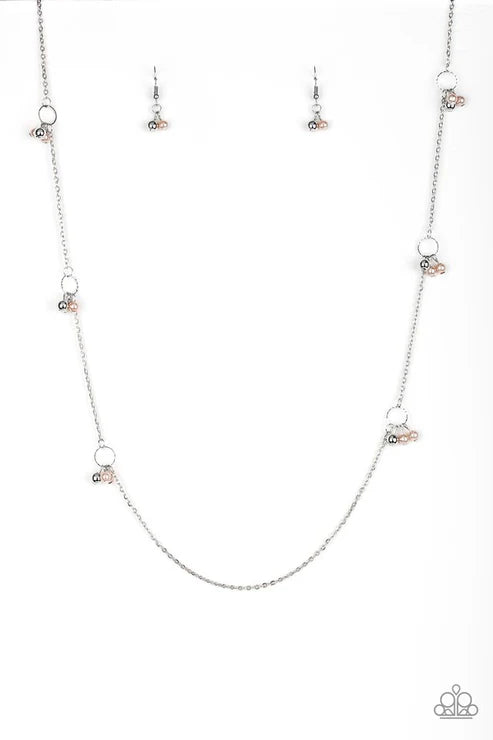 House Party Posh Brown Necklace