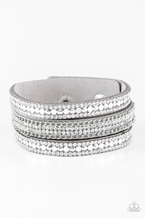 Fashion Fanatic Silver Wrap Bracelet