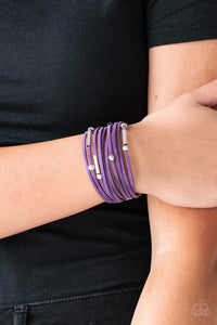 Back To BACKPACKER Purple Bracelet