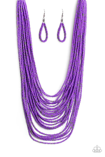 Rio Rainforest Purple Necklace - Fashion Fix Exclusive