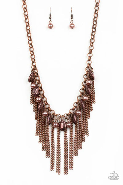 Industrial Intensity Copper Necklace