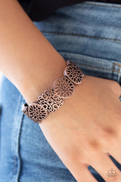 Mandala Mixer Copper Bracelet - Fashion Fix Exclusive