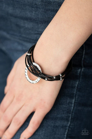 Magnetic Muse Black Bracelet - Fashion Fix Exclusive