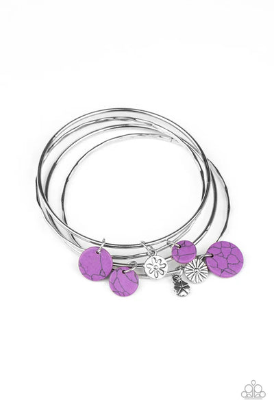 Prairie Plains Purple Bracelet - Fashion Fix Exclusive