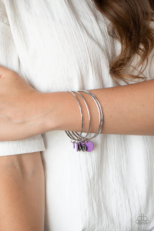 Prairie Plains Purple Bracelet - Fashion Fix Exclusive