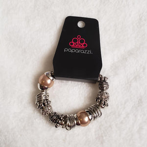 Uptown Tease Brown Bracelet - Fashion Fix Exclusive