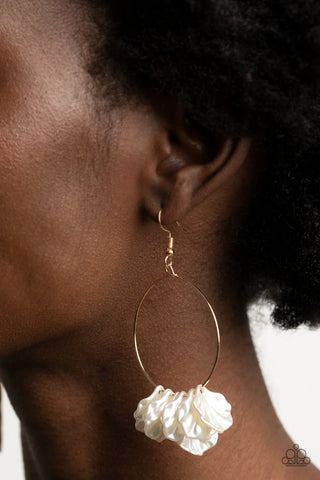 Sailboats and Seashells Gold Earrings  - Fashion Fix Exclusive