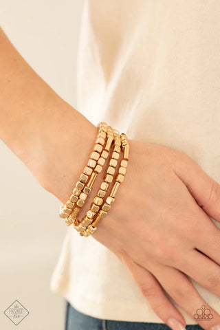 Metro Materials Gold Bracelet - Fashion Fix Sunset Sightings April 2021