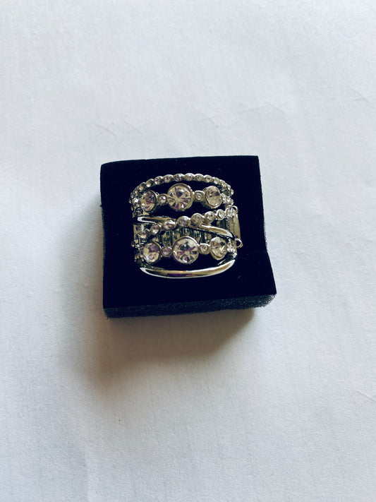 Glow-rified Glamour White Ring