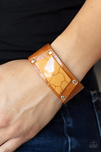 Geo Glamper Brown Bracelet