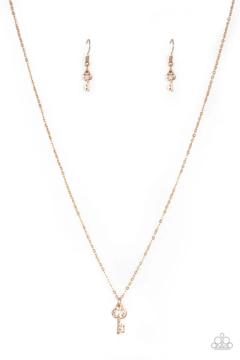 Very Low Key Gold Necklace