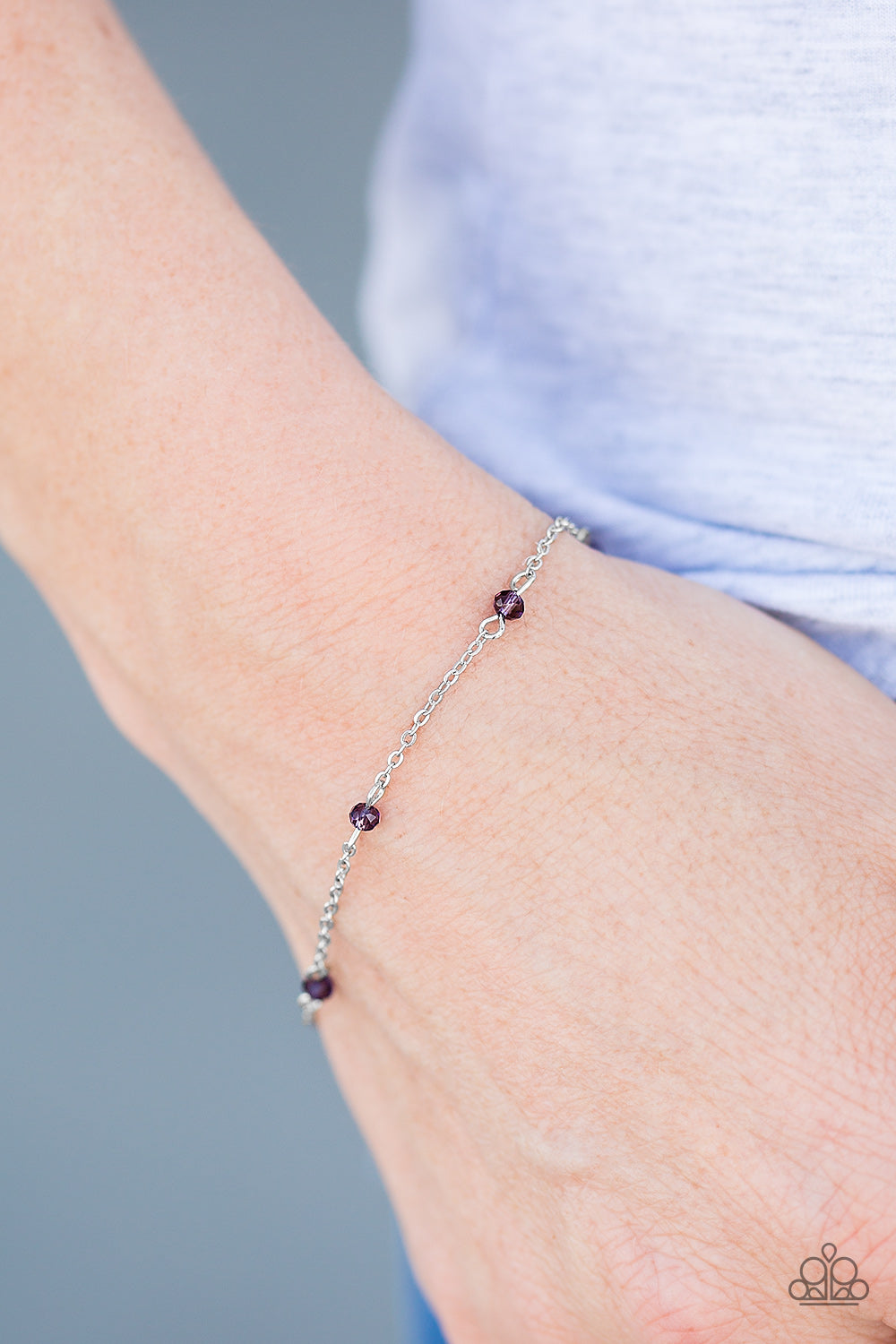 A Pinch Of Sparkle Purple Bracelet