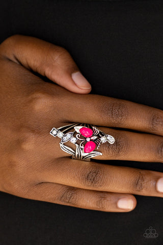 Beautiful In Butterflies Pink Ring