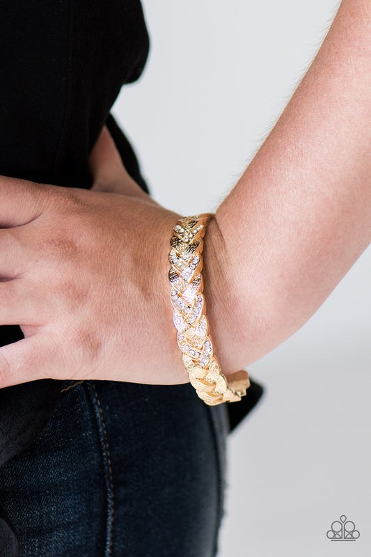 Blinding Shimmer Gold Bracelet