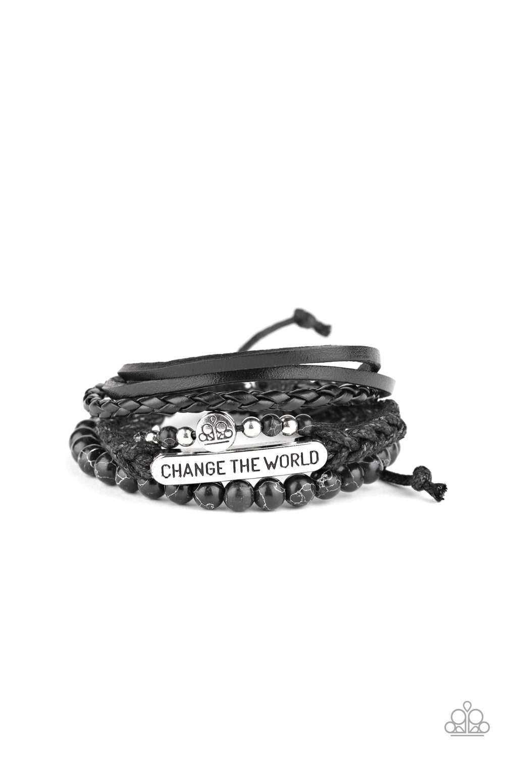 Change The World Black Bracelet
