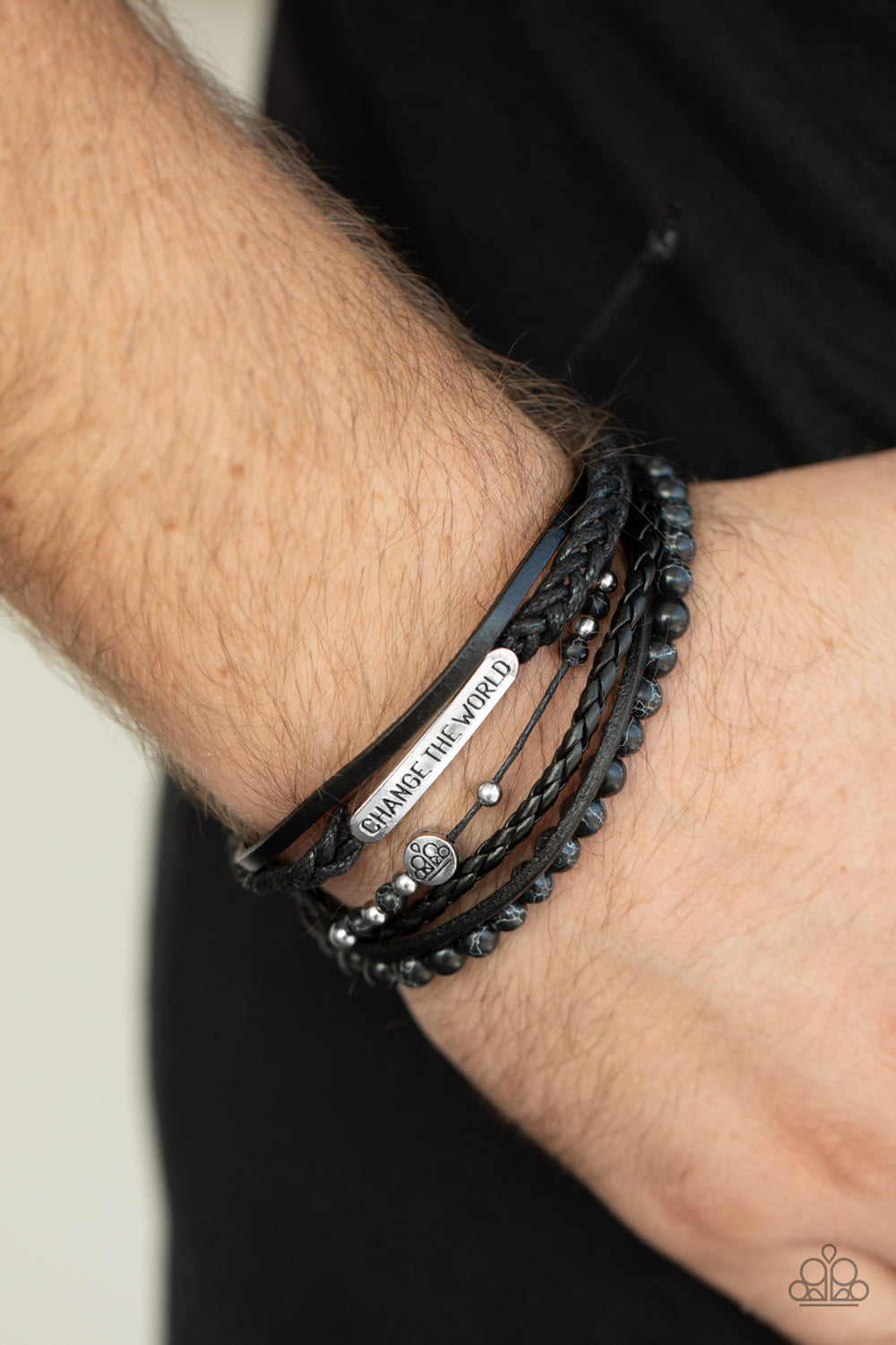 Change The World Black Bracelet