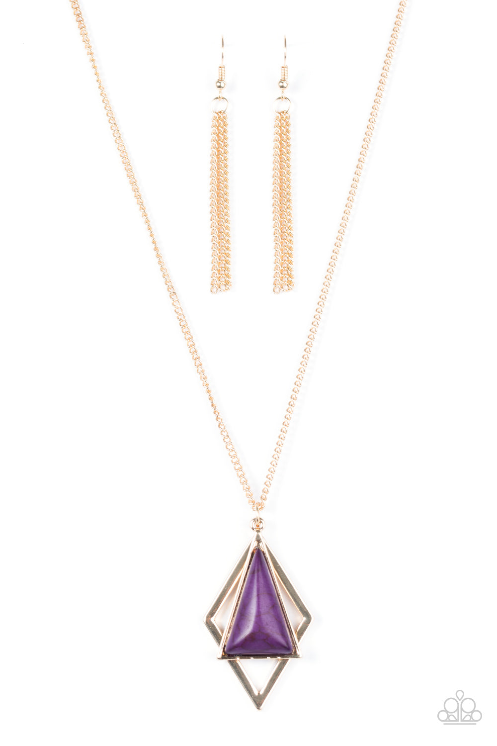 Fiercely Inde-PENDANT Purple Necklace