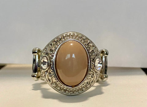 Beautifully Bali Beige Ring