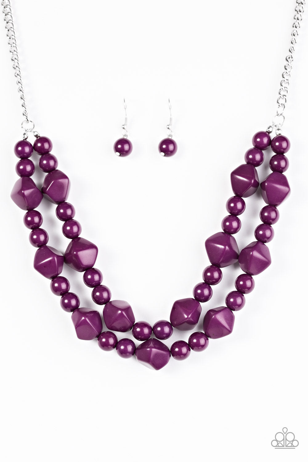 Galapagos Glam Purple Necklace