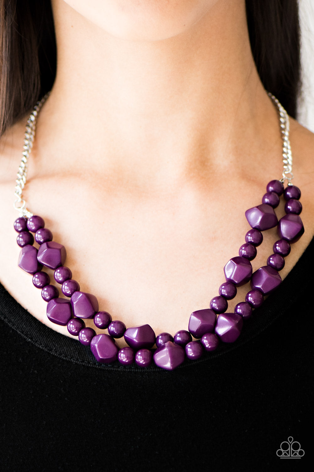 Galapagos Glam Purple Necklace
