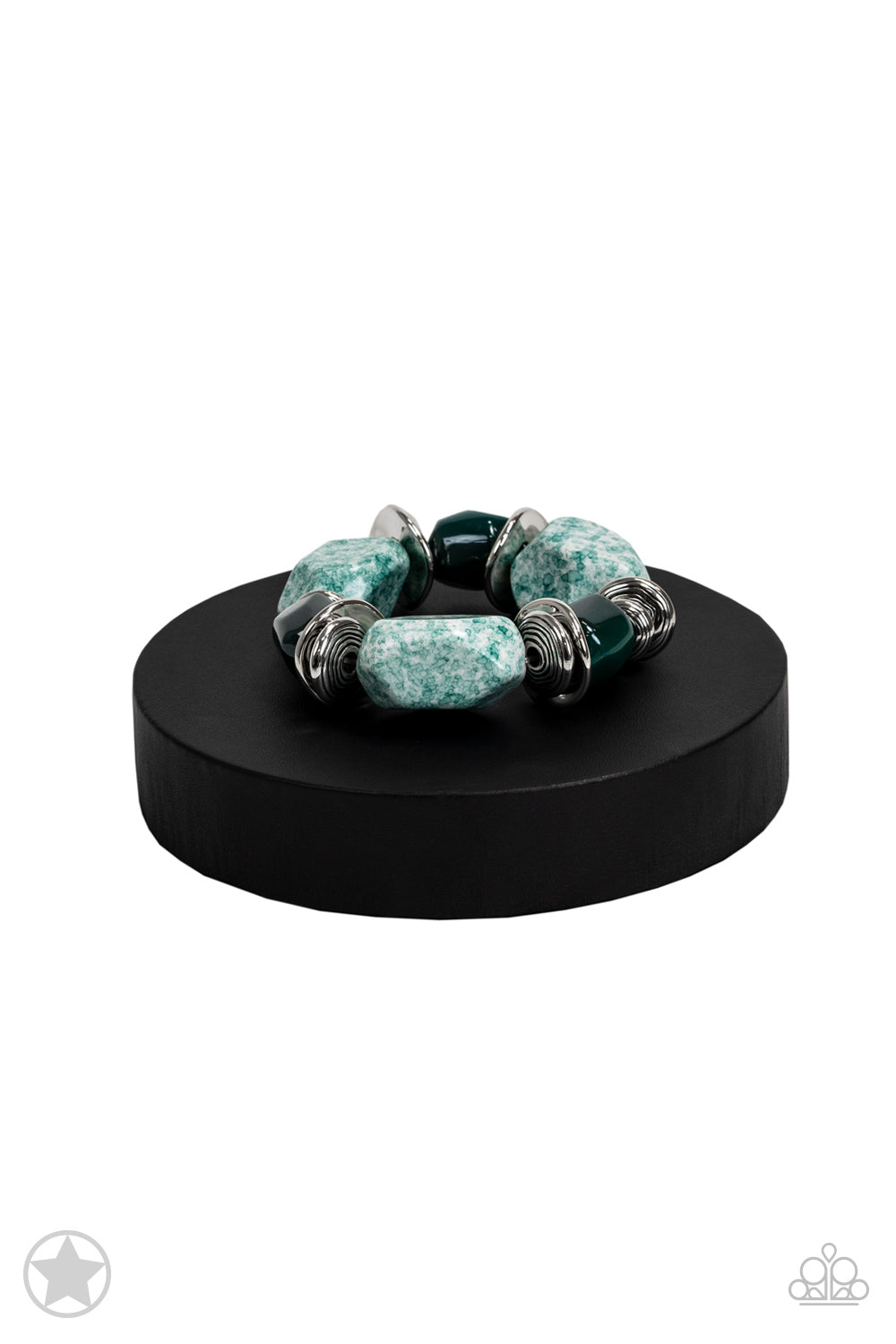 In Good Glazes Blue Necklace/Glaze of Glory Blue Bracelet Set