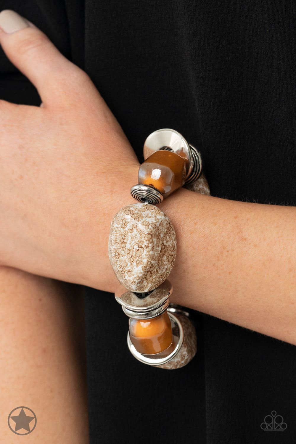 In Good Glazes Peach Necklace/Glaze of Glory Peach Bracelet