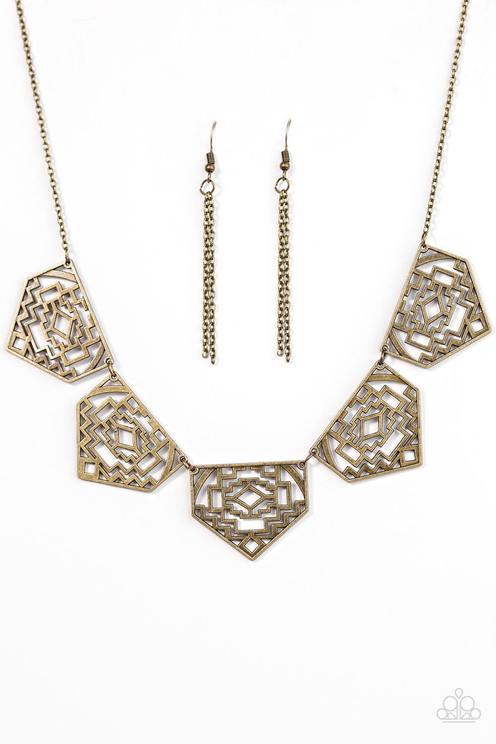 Hacienda Heights Brass Necklace