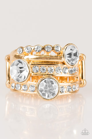 Hollywood Glamour Gold Ring