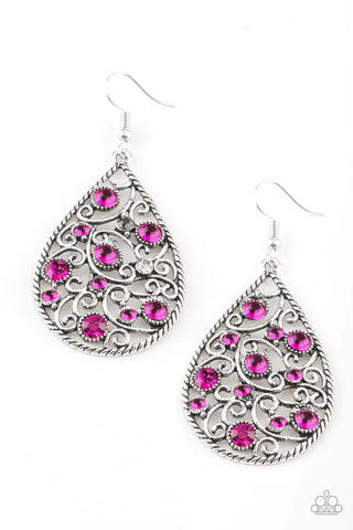Certainly Courtier Pink Earrings - November 2018 Fashion Fix Exclusive