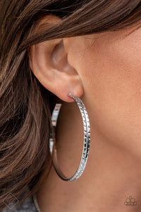 TREAD All About It Silver Earrings - Sunset Sightings Fashion Fix February 2021