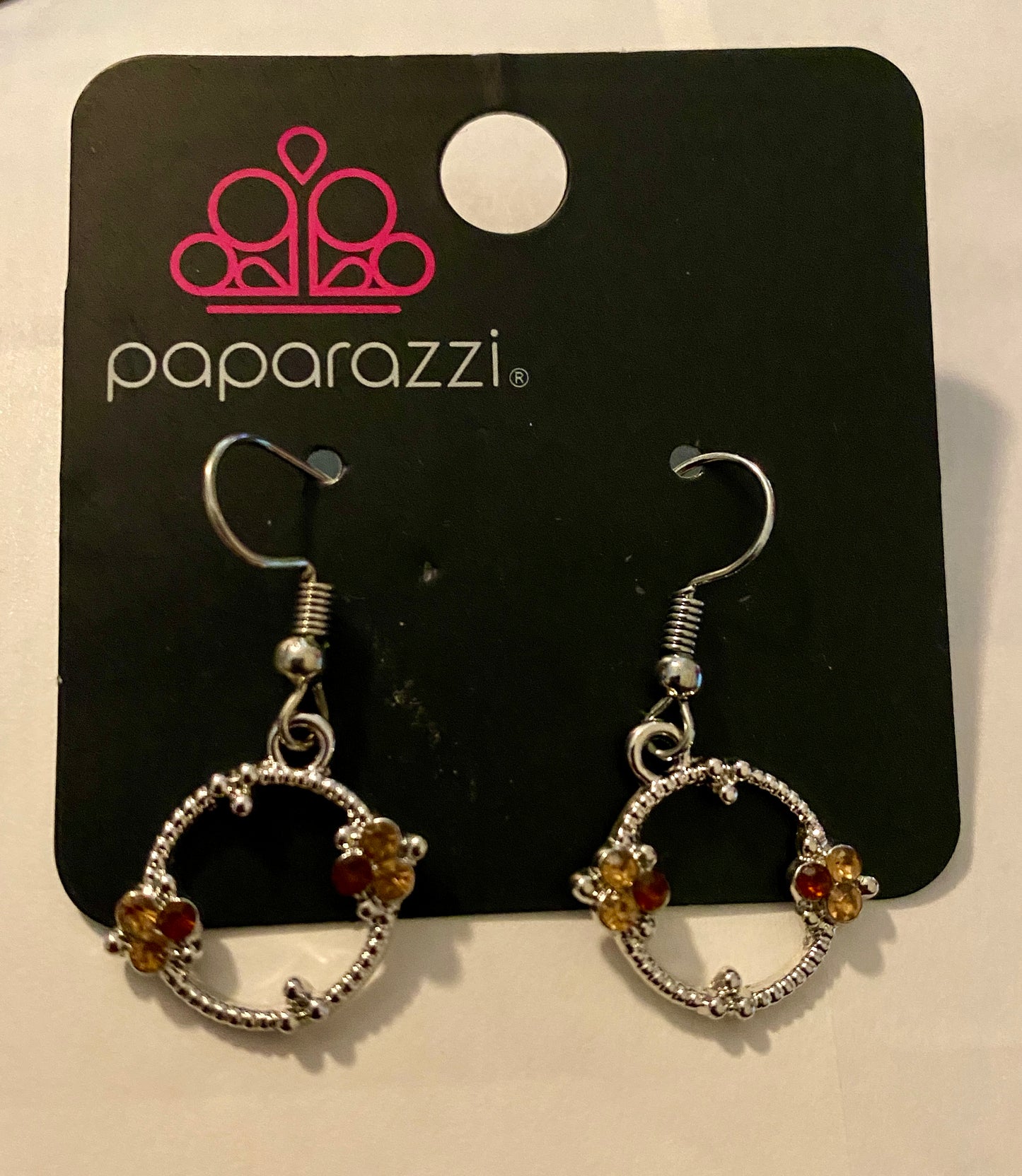 Double The Bubble Brown Earrings