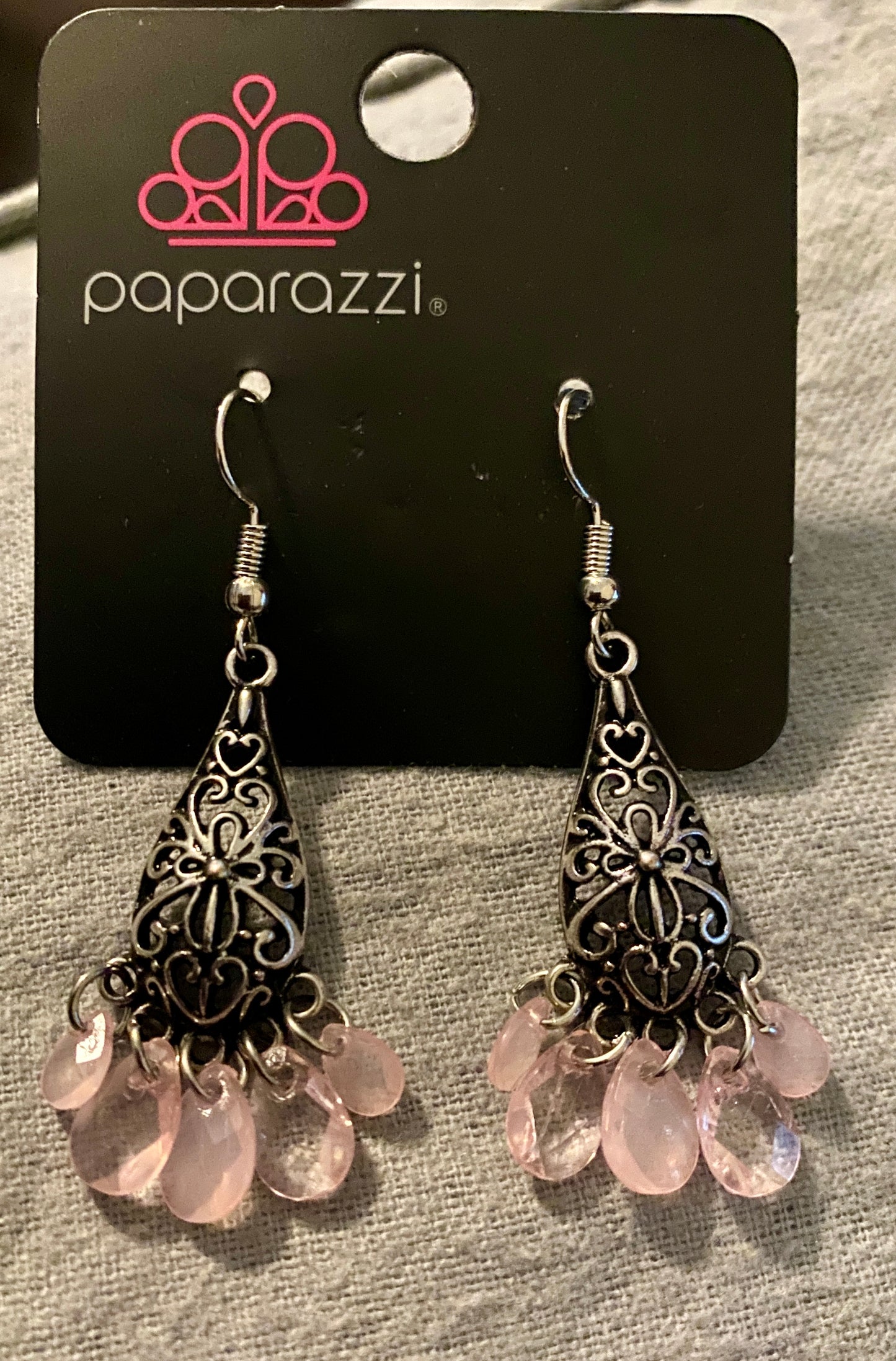 Geisha Glam Pink Earrings