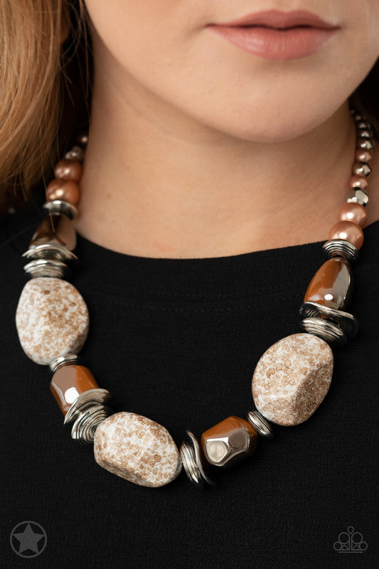 In Good Glazes Peach Necklace/Glaze of Glory Peach Bracelet