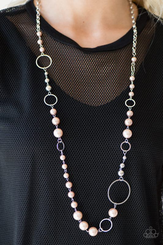 Lady Etiquette Brown Necklace